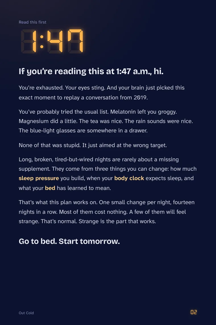 Read this first